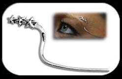 Eyebrow Bar 1.2mm Stars