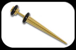 Fake Ear Expander 18k Gold Plated