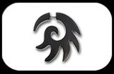 Fake Wood Spiral black
