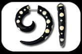 fake Horn Spiral white dots