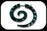 Fake Horn Spiral bone inlay