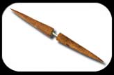 Fake Ear Spike Teak Wood