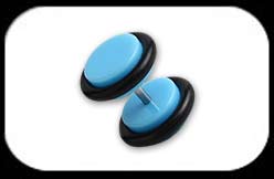 Fake Neon Plug Lt Blue