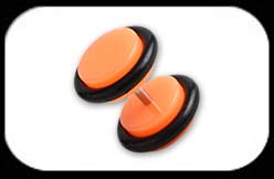 Fake Neon Plug Orange