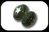 Fake Plug in Black Acrylic with Star