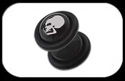 Fake plug with skull