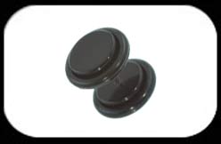 Fake Plug in Black Acrylic
