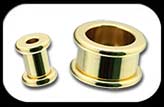 Gold Plated Flesh Tunnel