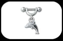 Helix Sheild with Dolphin charm