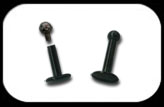 Internally Threaded Black Labret 1.6mm