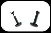 Internally Threaded Black Jewelled Micro Labret 1.2mm