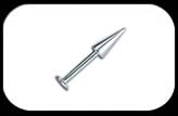 Labret 1.2mm 16ga with 3x7.5mm long cone
