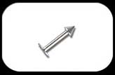 Titanium Labret 1.2mm with cone
