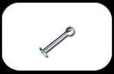 Titanium Labret 1.2mm high polish