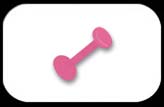 Bioflex Internal Labret Pink