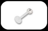 Bioflex Jewelled Labret Clear