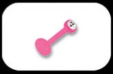 Bioflex Jewelled Labret Pink