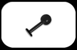 UV Flexible Labret 1.6mm Black
