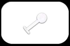 UV Flexible Labret 1.6mm Clear