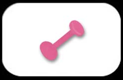 Bioflex Internal Labret Pink