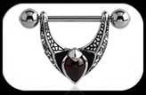 Jewelled Nipple Ring