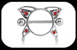Nipple Ring Jewelled Nipple Shield