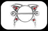 Nipple Ring Jewelled Nipple Shield