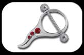Nipple Ring Steel Shield