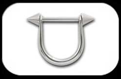 Nipple Ring Stirrup with cones