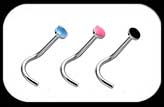 Nose Stud with enamel 3 pack