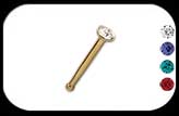 Gold Plated Nose Bone