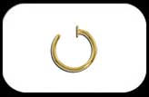 Gold Plated Open Nose Ring