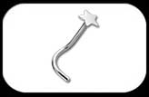Steel Nose Stud with Star