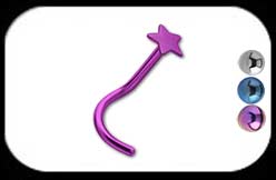 Titanium Star Nose Stud