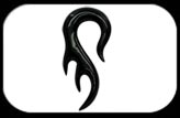 Horn Tribal Ear Hook IHT17