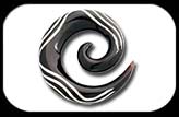 Inlaid Horn Spiral