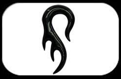 Horn Tribal Ear Hook IHT17