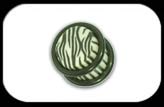 Flesh Plug in Black and White Fimo
