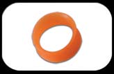 Silicone Flared Tube Orange