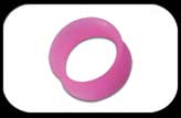 Silicone Flared Tube Pink