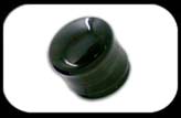 Glass Flesh Plugs Black