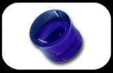 Glass Flesh Plugs Blue