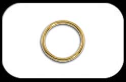 Gold Plated Segment Ring 1.2mm 16ga