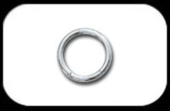 Titanium Segment Ring 1.6mm 14ga high polish