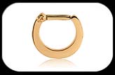 Gold Plated Septum Clicker