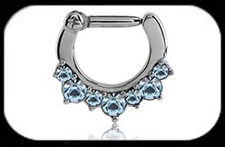 Jewelled Septum Clicker 3