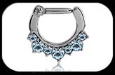 Jewelled Septum Clicker 3