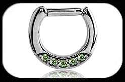Jewelled Septum Clicker 4