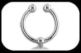 Fake Septum Ring with ball