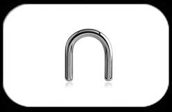 Titanium Septum Retainer U shape
